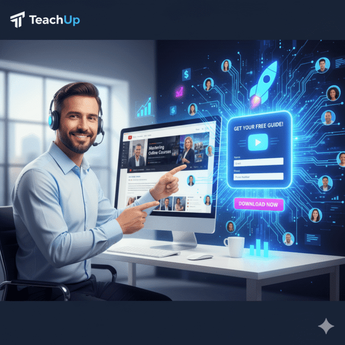 استراتژیهای جذب لید مستقیم (شماره تماس و ایمیل) از یوتیوب برای مدرسان